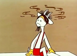 ماجراهای بز ناقلا (بز مصدوم می شود)